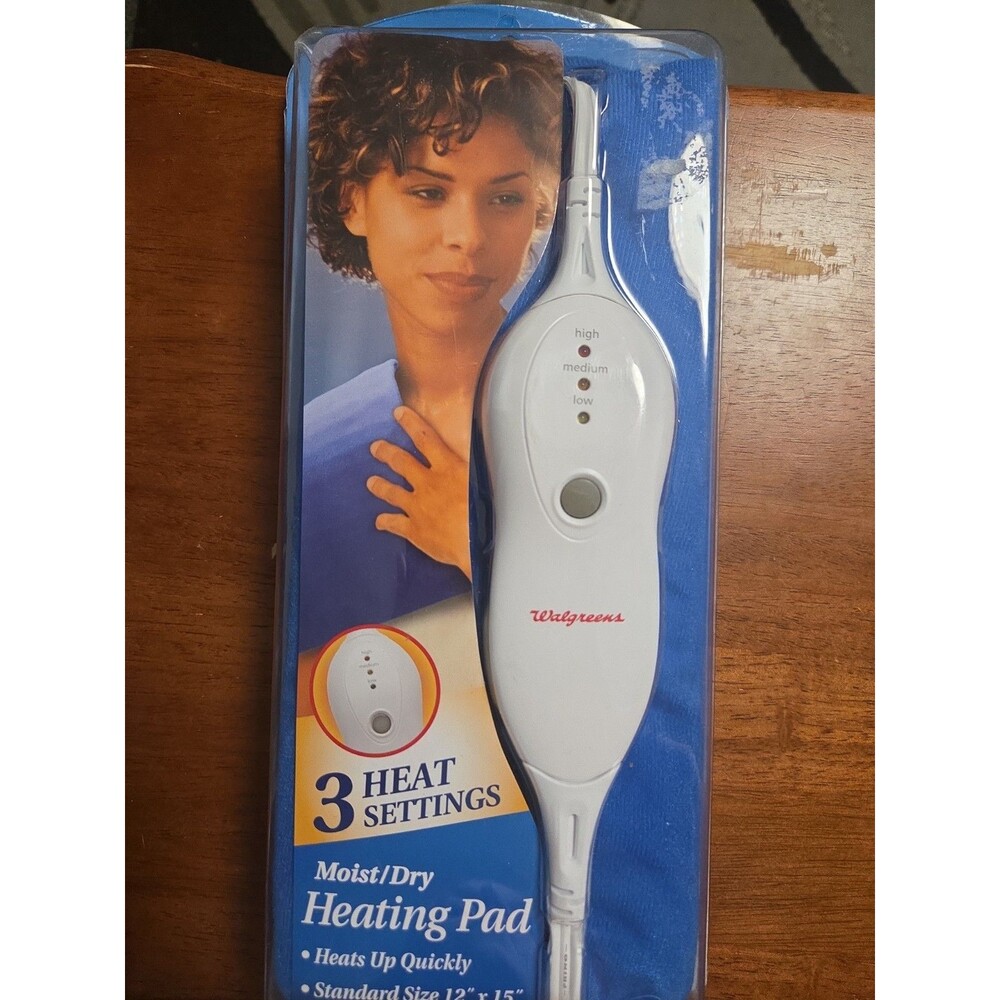 Walgreens Electric Heating Pad - Blue, 12" X 15" Model 531   Sealed